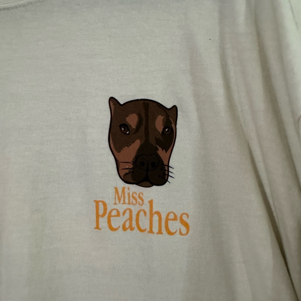 Miss Peaches Comfort Colors Classic Cream Tee
